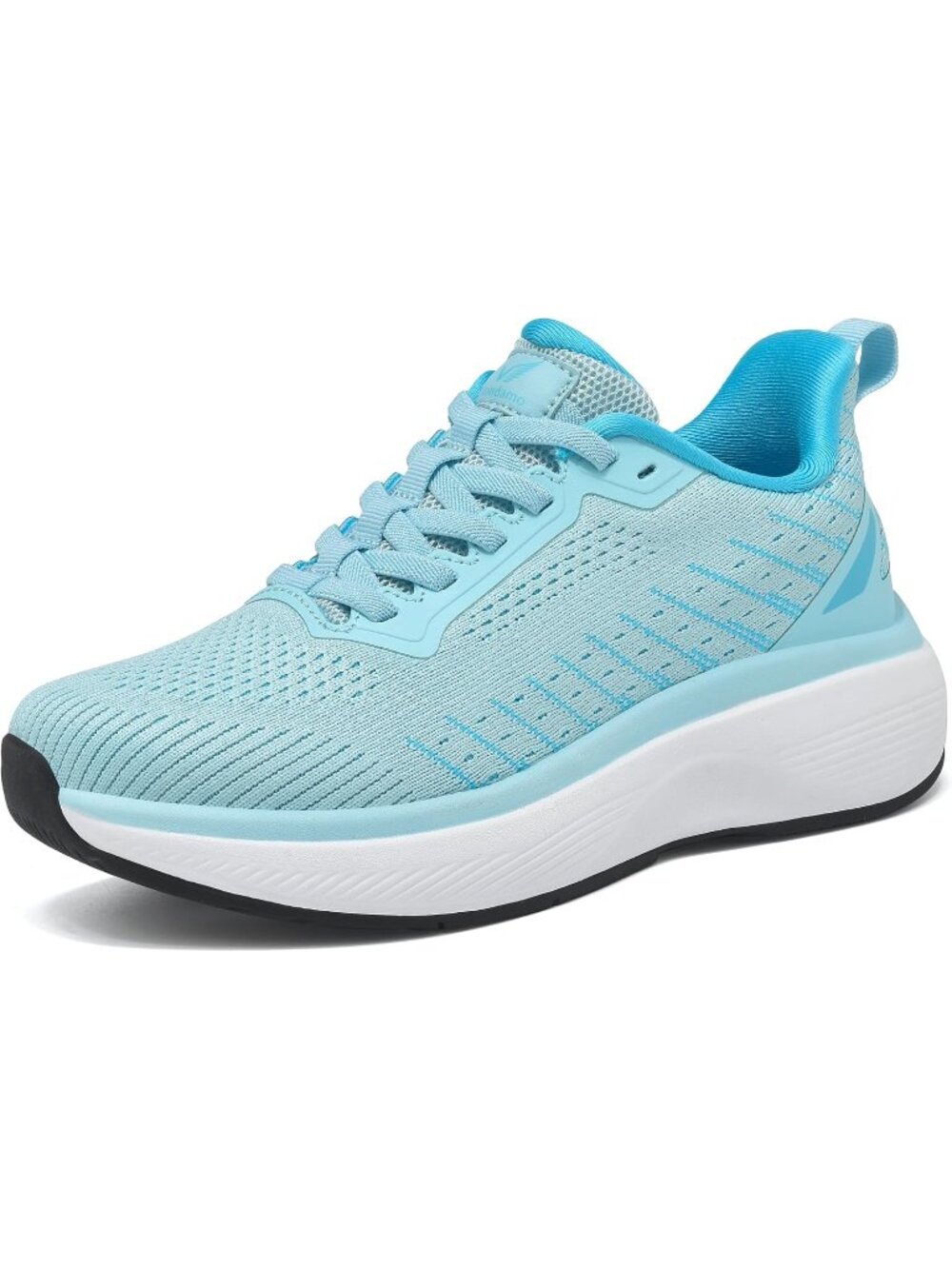 Women's Blue Comfortable Rebound Running Tennis Shoes Athletic Fashion Sneakers